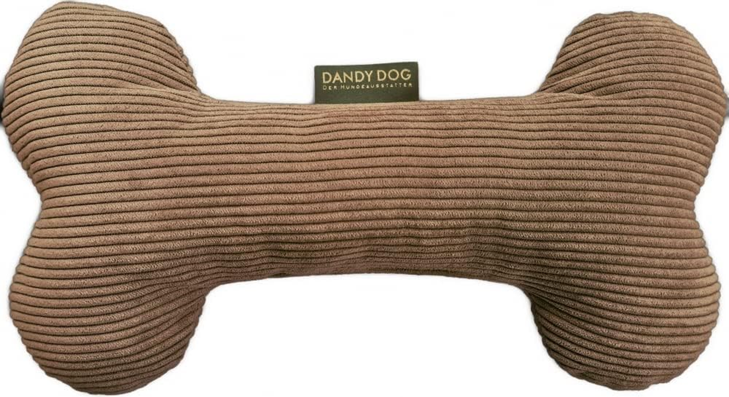 Dandy Dog Dog Toy Bone Relax Grey Size S/M