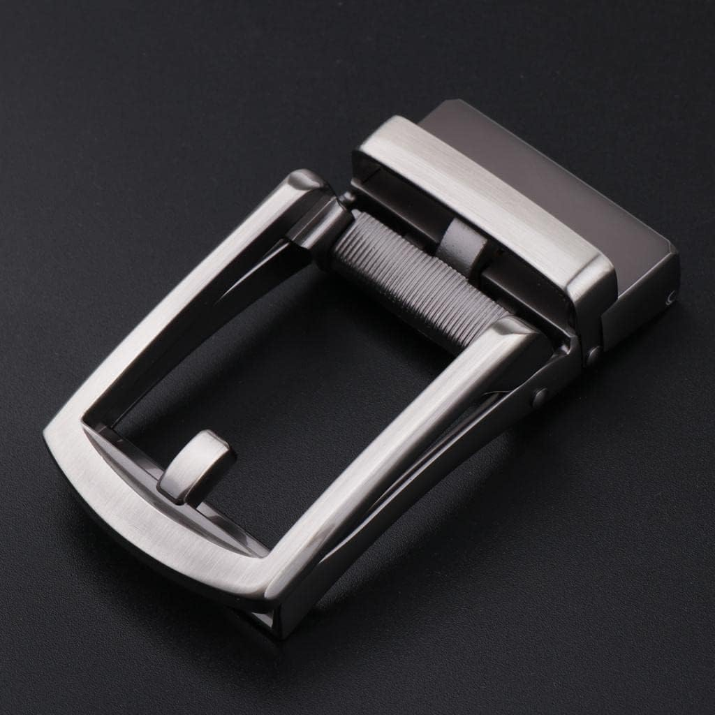 NC Premium Automatic Belt Buckle Replacement Ratchet Belt Slide Belt Accessory - Gunmetal Gray, 8X4X2Cm image number 3
