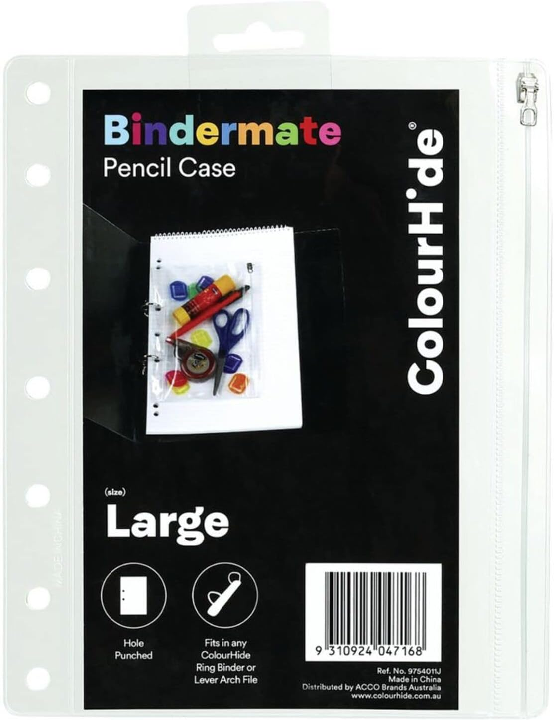 Colourhide Bindermate Large Case, Clear image number 1