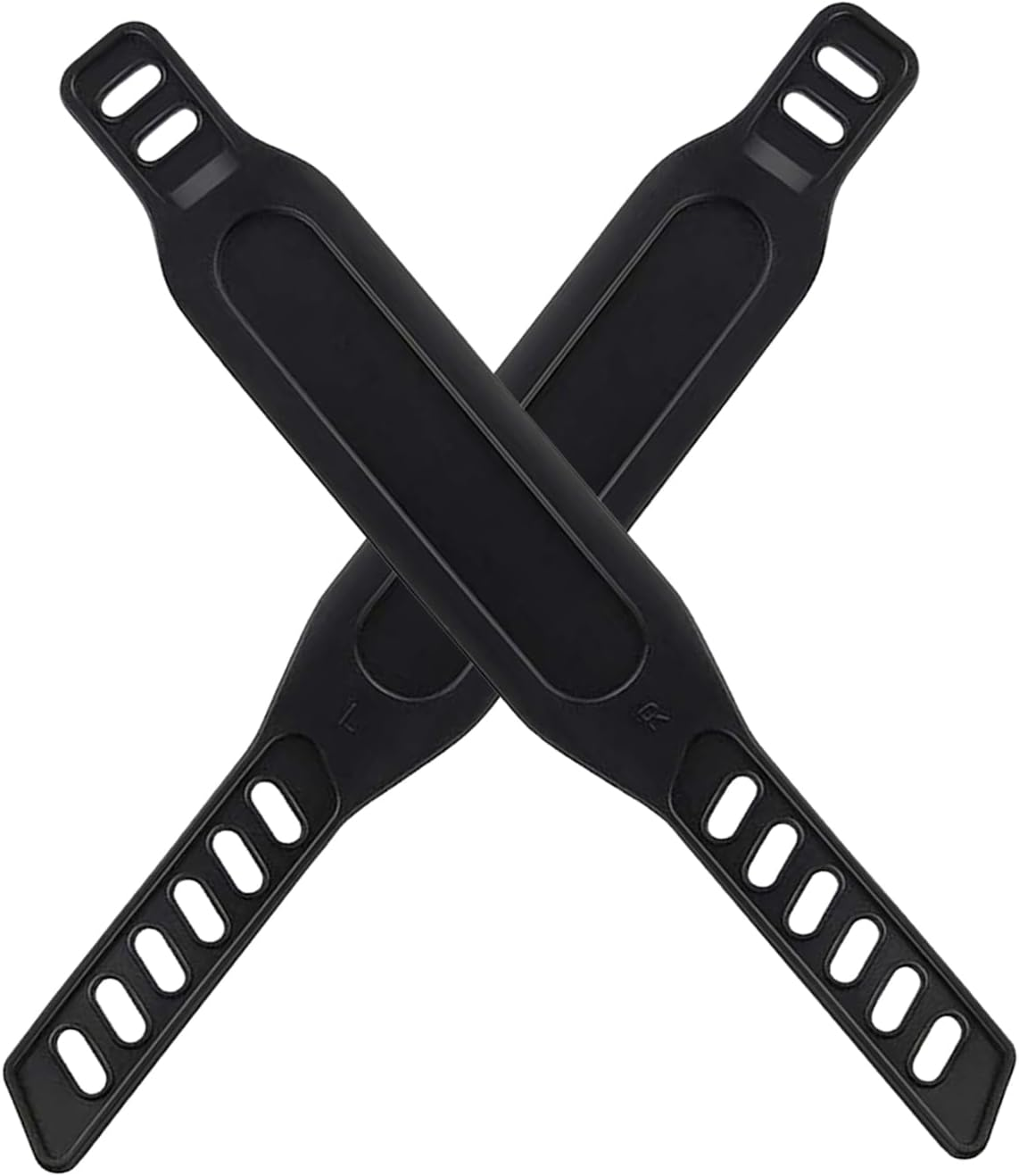 ZGWANSUI Adjustable Exercise Bike Pedal Straps, Stationary Bike Foot Straps Replacement, Universal for Bicycle Stationary Cycle Spinning Bike Home or Gym, Two Sides Slots