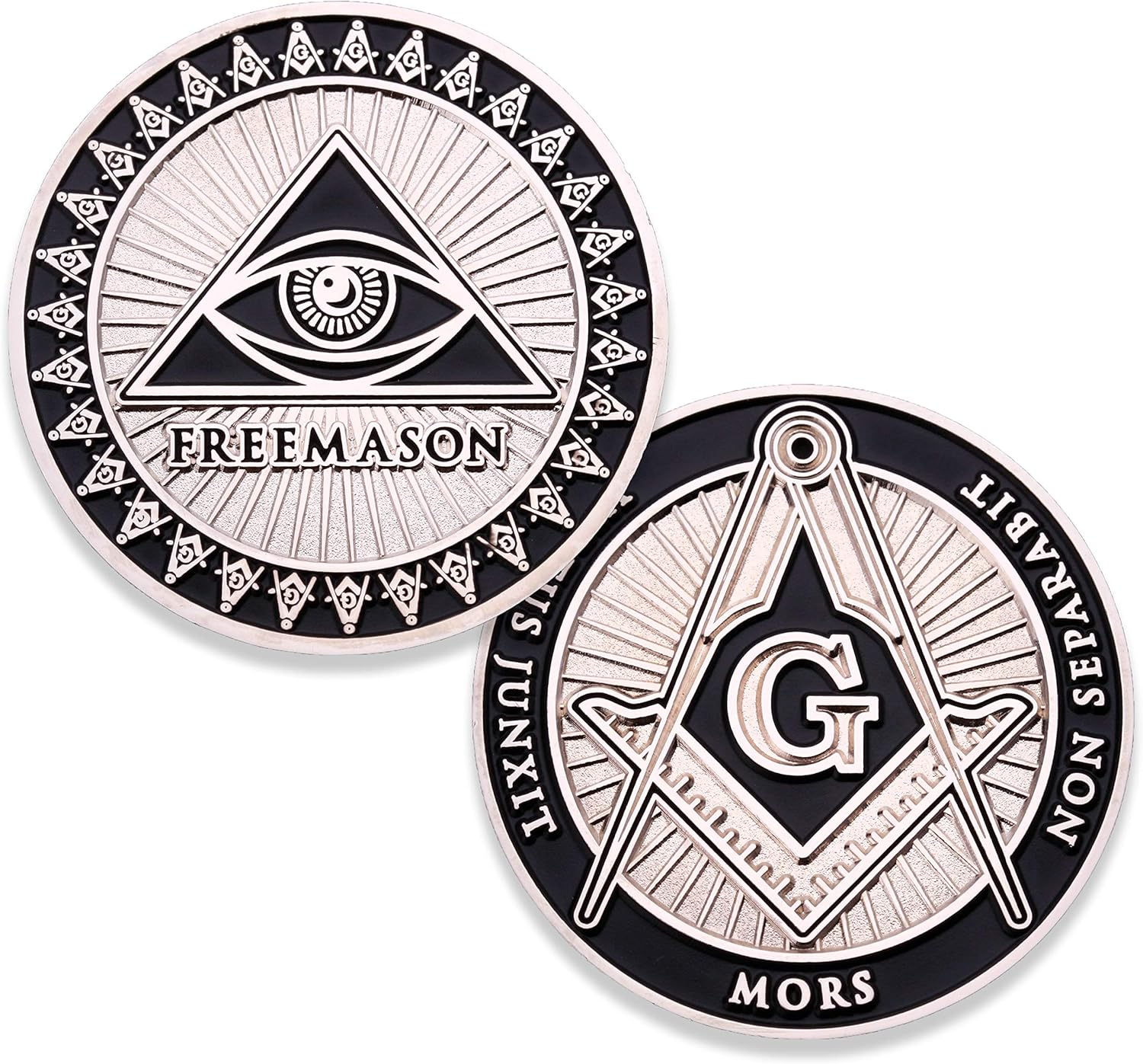 Freemason Shiny Nickel Coin image number 4