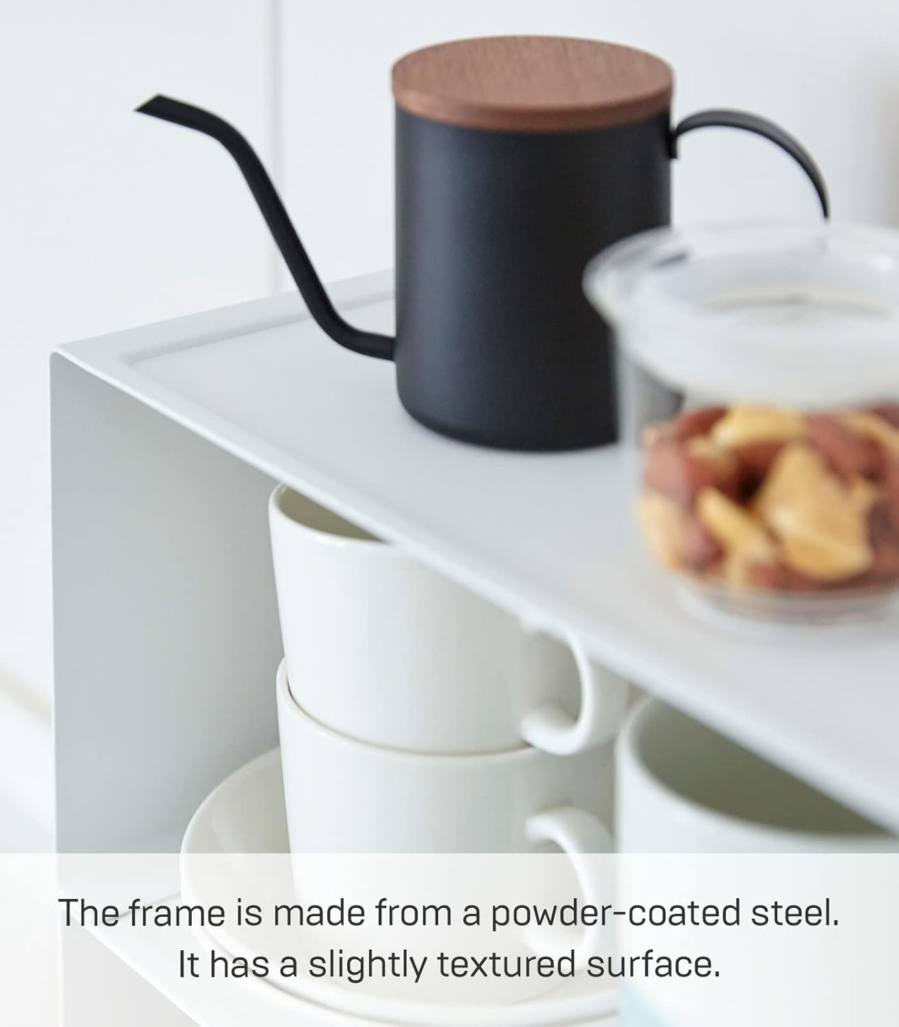 Yamazaki Home Tower Stackable Kitchen Rack &ndash; Storage Organizer Counter Shelf image number 5