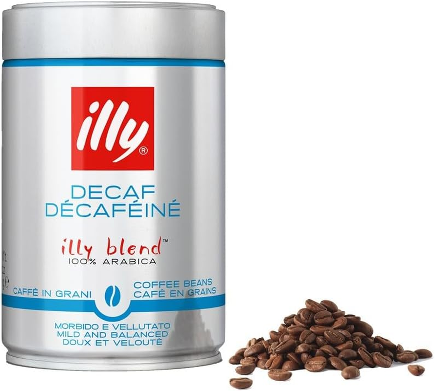 Illy Decaffeinated Roasted Whole Coffee Beans 250 G image number 1
