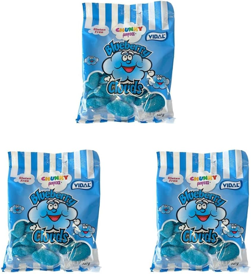 Chunky Funkeez Blueberry Clouds 140G - 140 G (Pack Of 3)