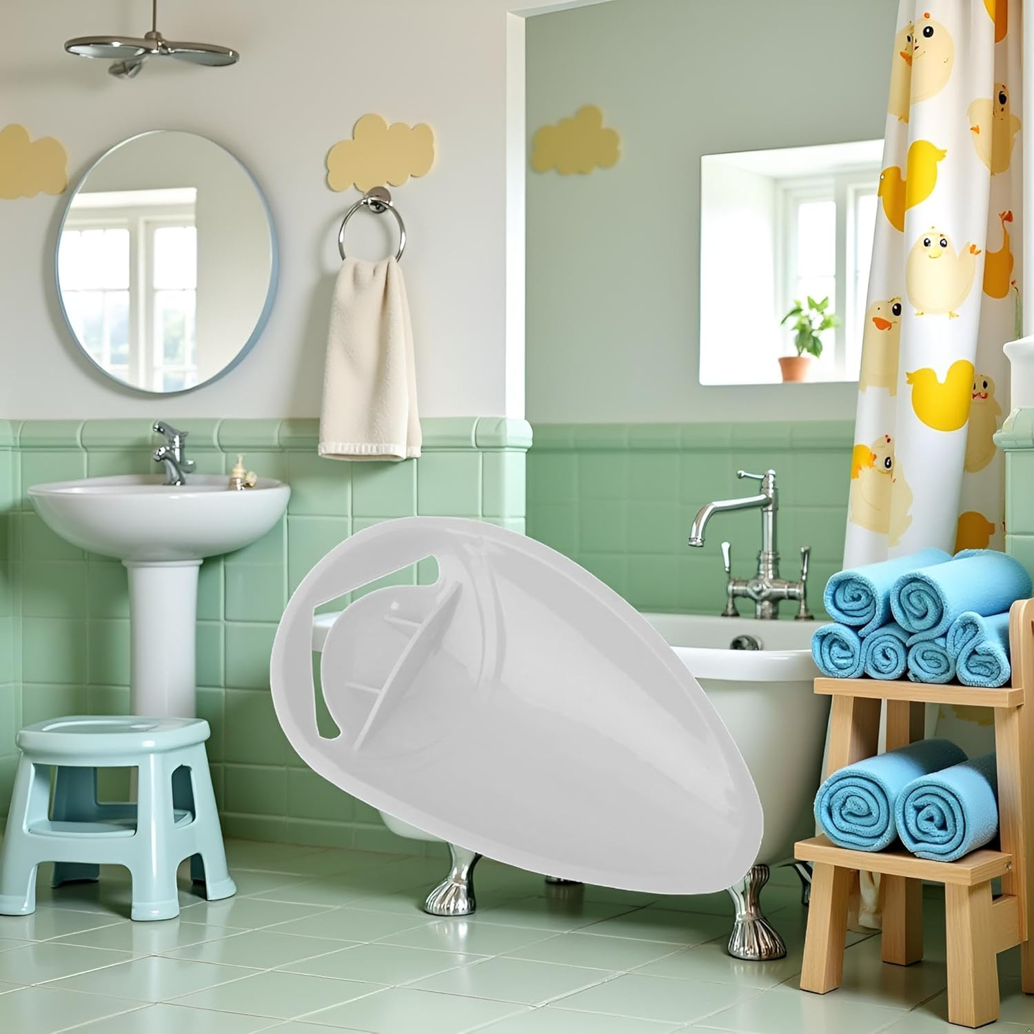 Grey Faucet Extender for Toddlers - Sink Extender for Kids Hand Washing, Bathroom Sink Spout Wash Helper for Children Baby Bathroom Safety Sink Extender for Kids, Faucet Extender for Kids, Safety image number 4