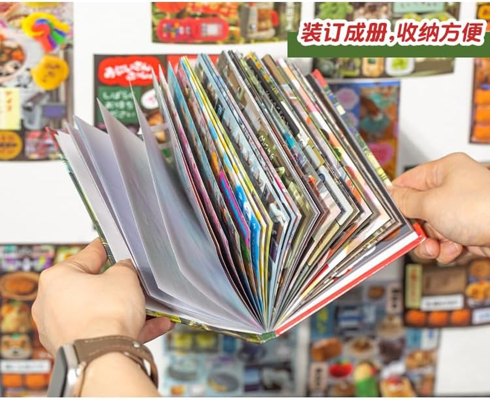 Alideco 45Pcs Scrapbook Stickers Vintage Cartoon Character Dessert Food Sticker Book for Adults Sticker Journaling Stickers for Scrapbooking (Xunyouhuiyi) image number 3