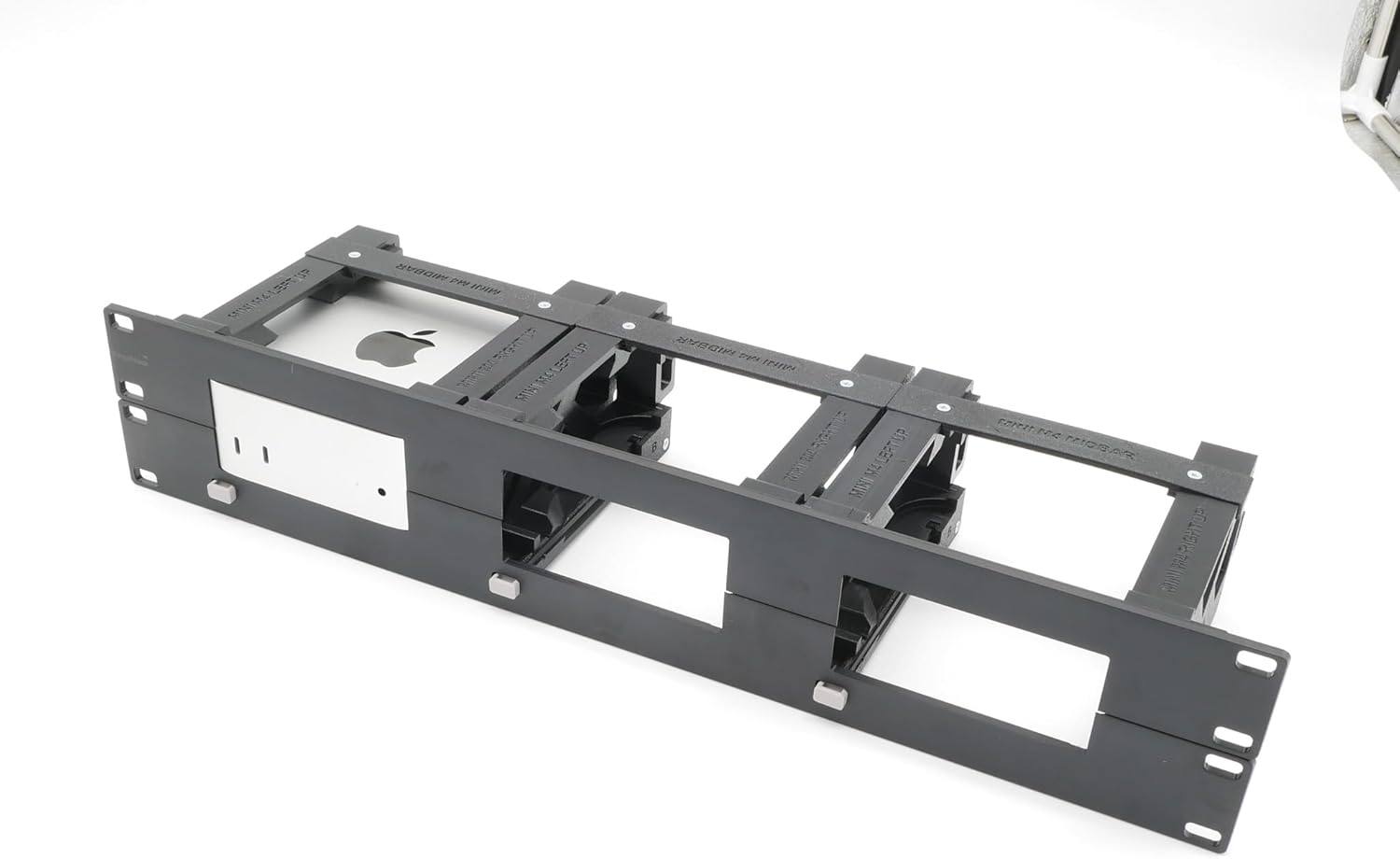 Thingsnrack Rack Mount for 2 Pcs Apple Mac Mini M4 with Remote On/Off Button and 2X RJ45 Ethernet Keystones (2X Mac Mini M4) image number 5
