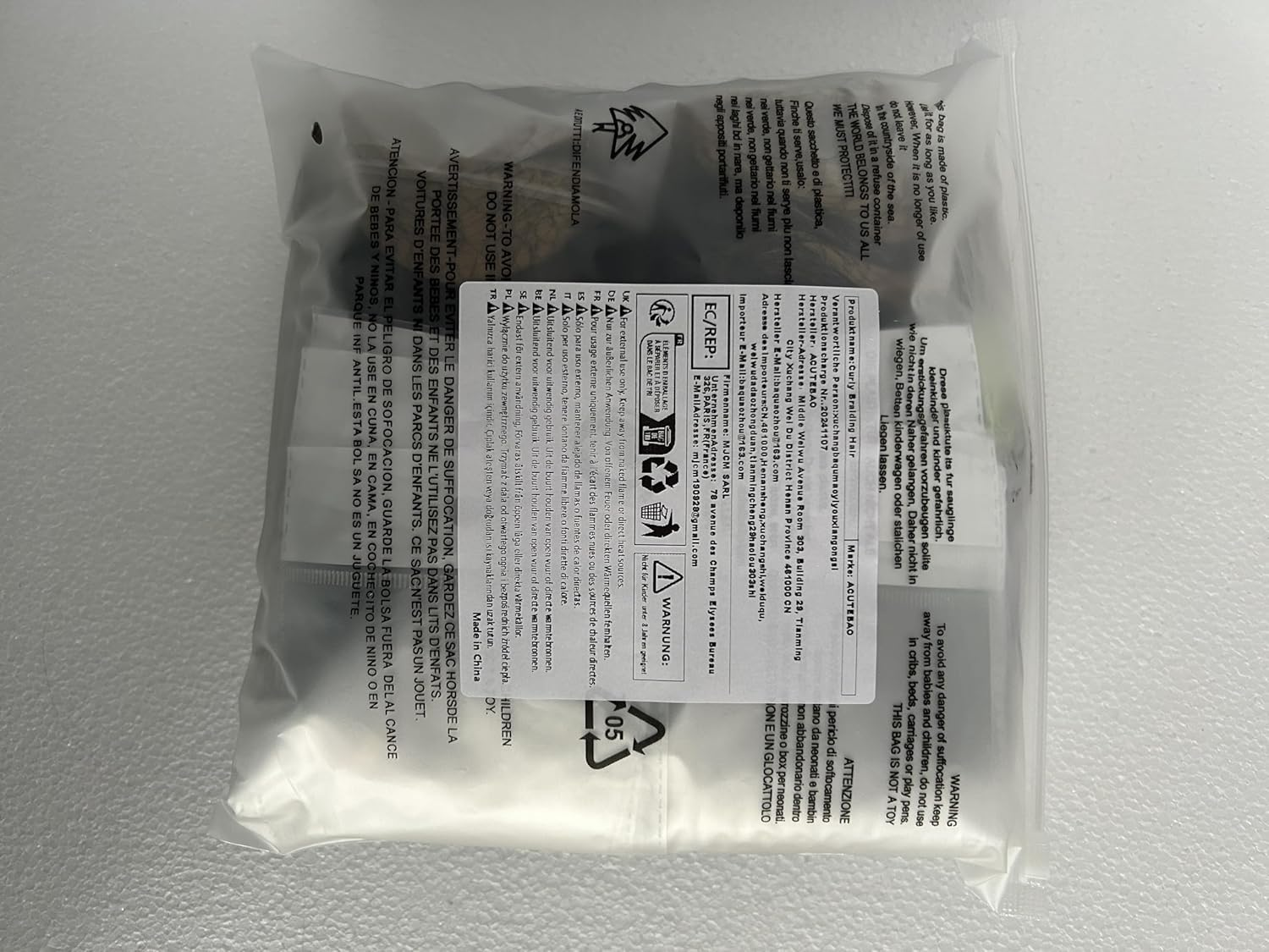 Curly Braiding Hair, 24 Inch (61 Cm) Pre-Stretched Bouncy, Loose Wave, 8 Packs, French Curly Hair with Curly Ends, French Curl Braids, Crochet Hair - 30 image number 2