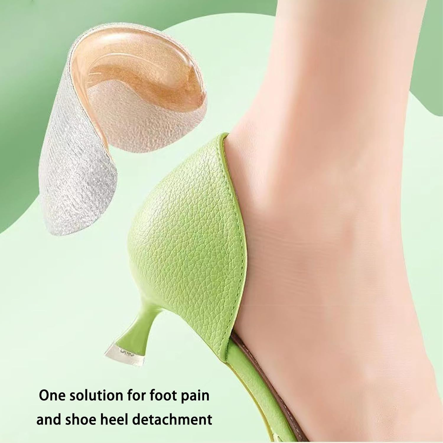 Heel Grips for Shoes Too Big anti Slip Heel Pads 2 Pairs for Women Men Prevent Blisters and Rubbing Comfort Fit （Beige） image number 1