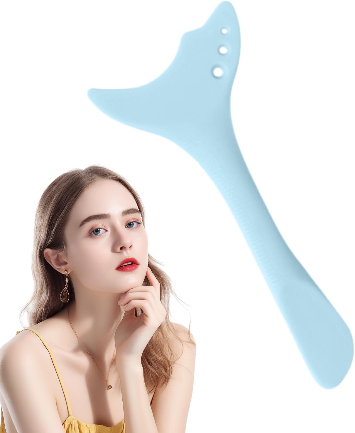 Mascara Shield Applicator Guard,Silicone Mascara Shield Guard - Multifunctional Reusable Eyelash Lipstick Eyeshadow Applicators Aid Tool for Makeup Application