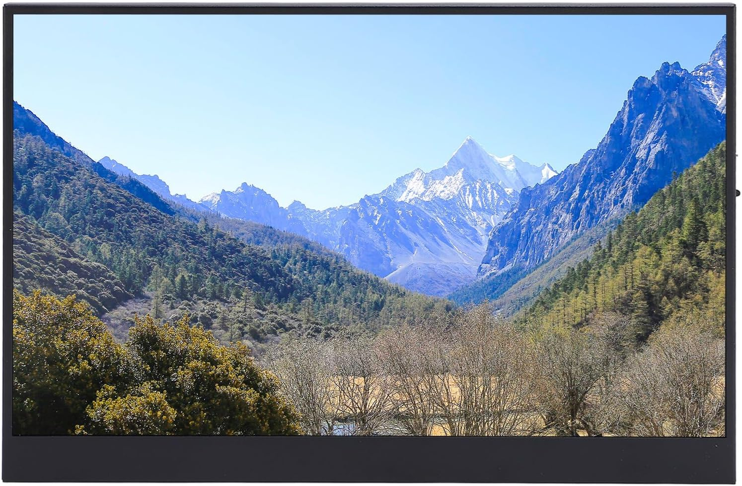 Laptop Monitor Extender, 12 Inch LCD Portable Laptop Screen Extender with Built in Speaker, 1920X1200 185PPI, 60Hz Refresh Rate, USB C Interface image number 2