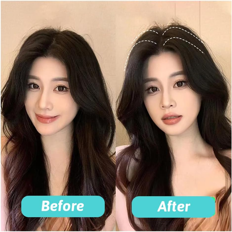 2 Pcs Volumizing Hair,Hair Root Smooth & Sturdy Wide Tooth Plastic Afro Pick Pcs 3/6 Teeth Comb Root for Curly Hair Volume,Root Lifting Hair Clipvolumzing Roll Instant Hair Styling Tools for Women (Two Size) image number 5