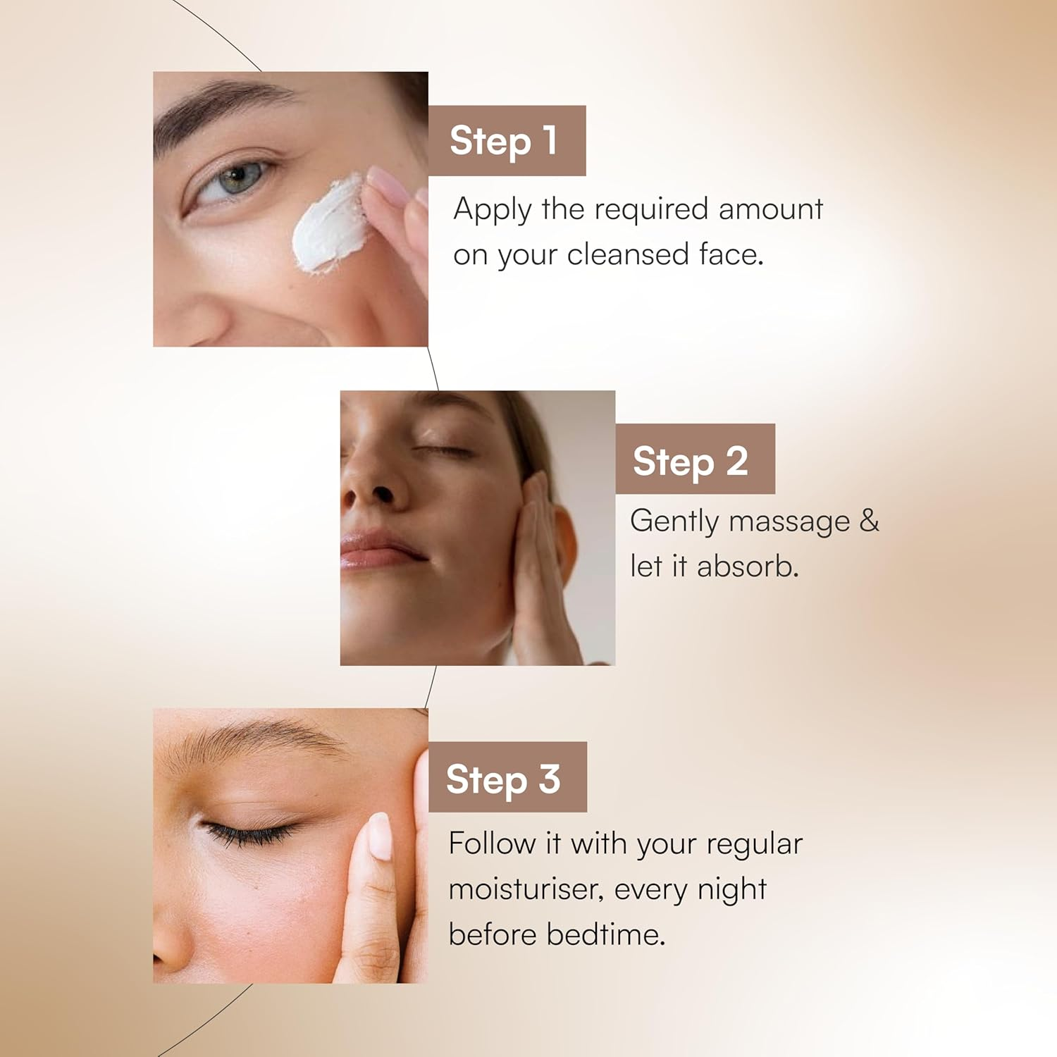 Brinton Obril Gold Skin Serum with Hyaluronic Acid, Retinol and Kojic Acid | Dermatologically Tested | All Skin Types | for Men and Women - 30Ml image number 4