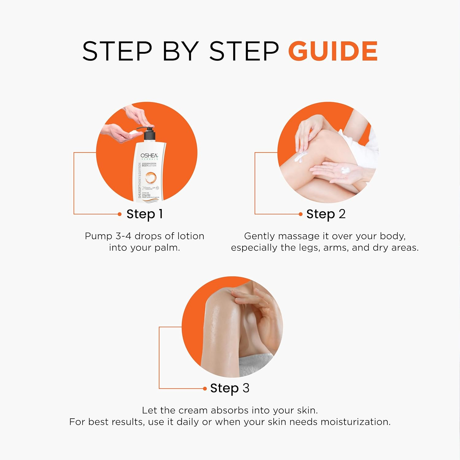 Oshea Herbals Sheasoft Honey & Saffron Body Lotion image number 1