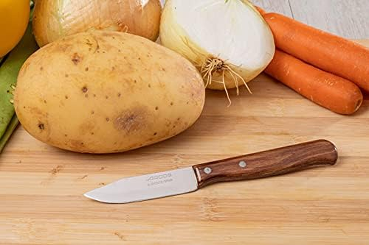 Arcos Paring Knife, Stainless Steel, Brown, 65 Mm (2.55 Inches) image number 3
