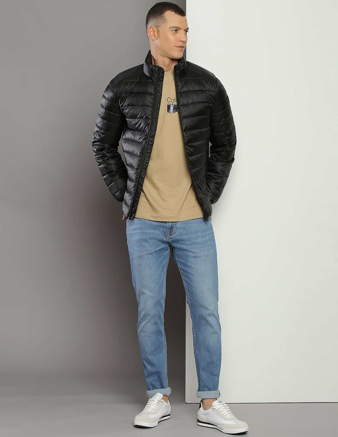 Calvin Klein Men Side Logo Outwear Sweatshirt image number 3