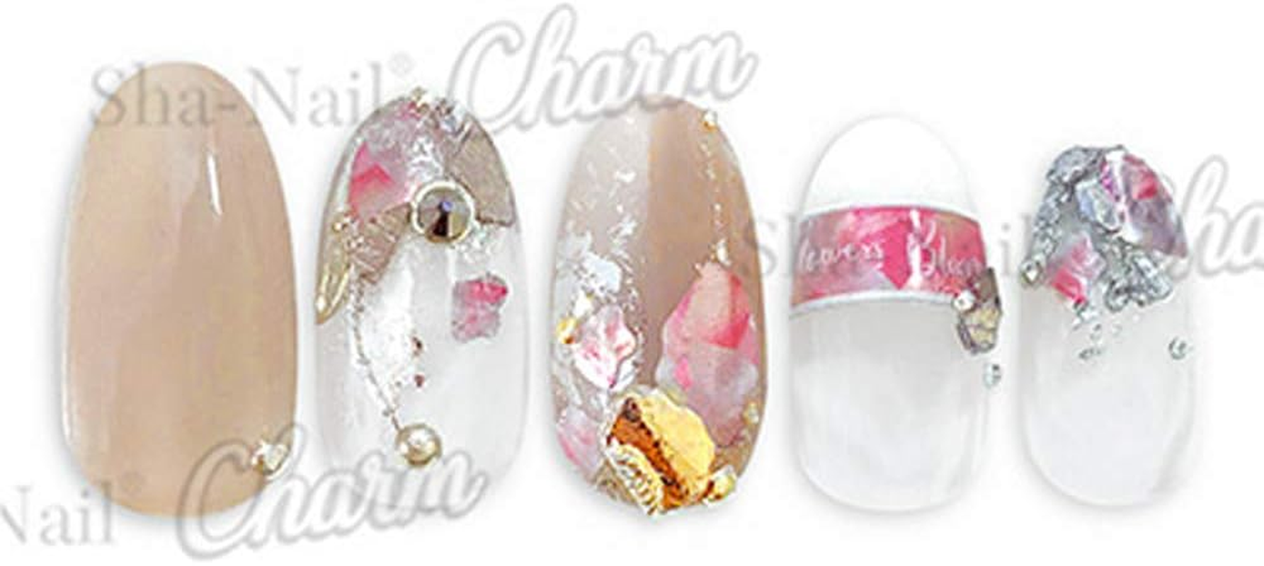 Sha Nail Charm Sha-Nail Charm Starlight Sakura 1 Piece image number 1