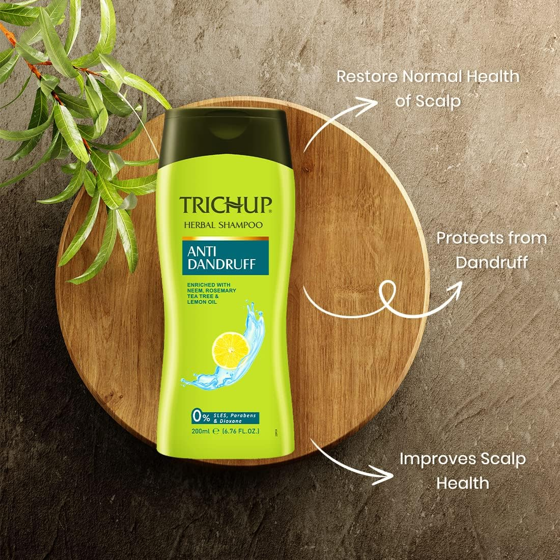 Trichup anti Dandruff Shampoo (200Ml X 3) (Pack of 3) image number 3