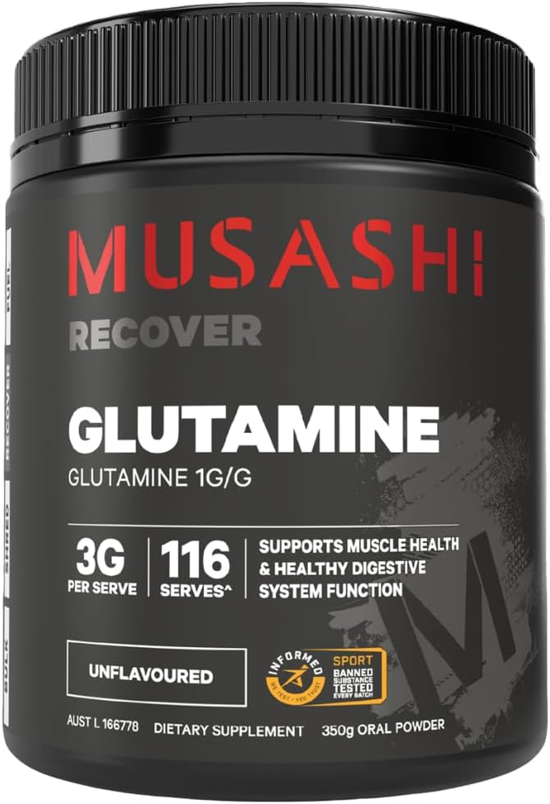 Musashi Unflavoured Glutamine Powder 350 G