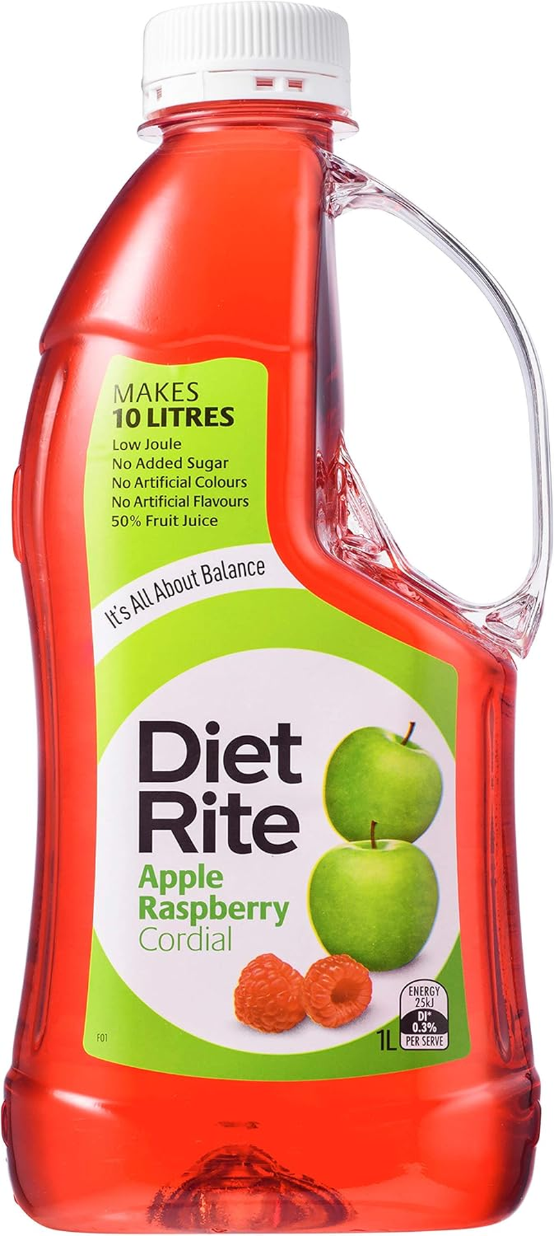 Diet Rite Apple Blackcurrant Cordial 1 Litre
