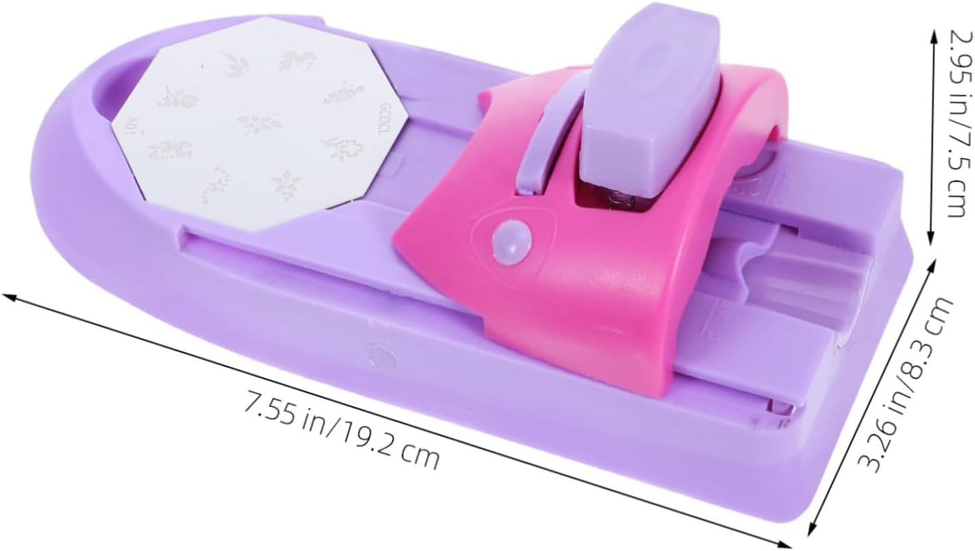 Gogogmee Nail Stamp Kit Nail Printer Stamper Multiple Stamping Plates Sturdy Easy to Use Pattern Printing Machine for DIY French Manicure Innovative Design for Home and Salon Use image number 6