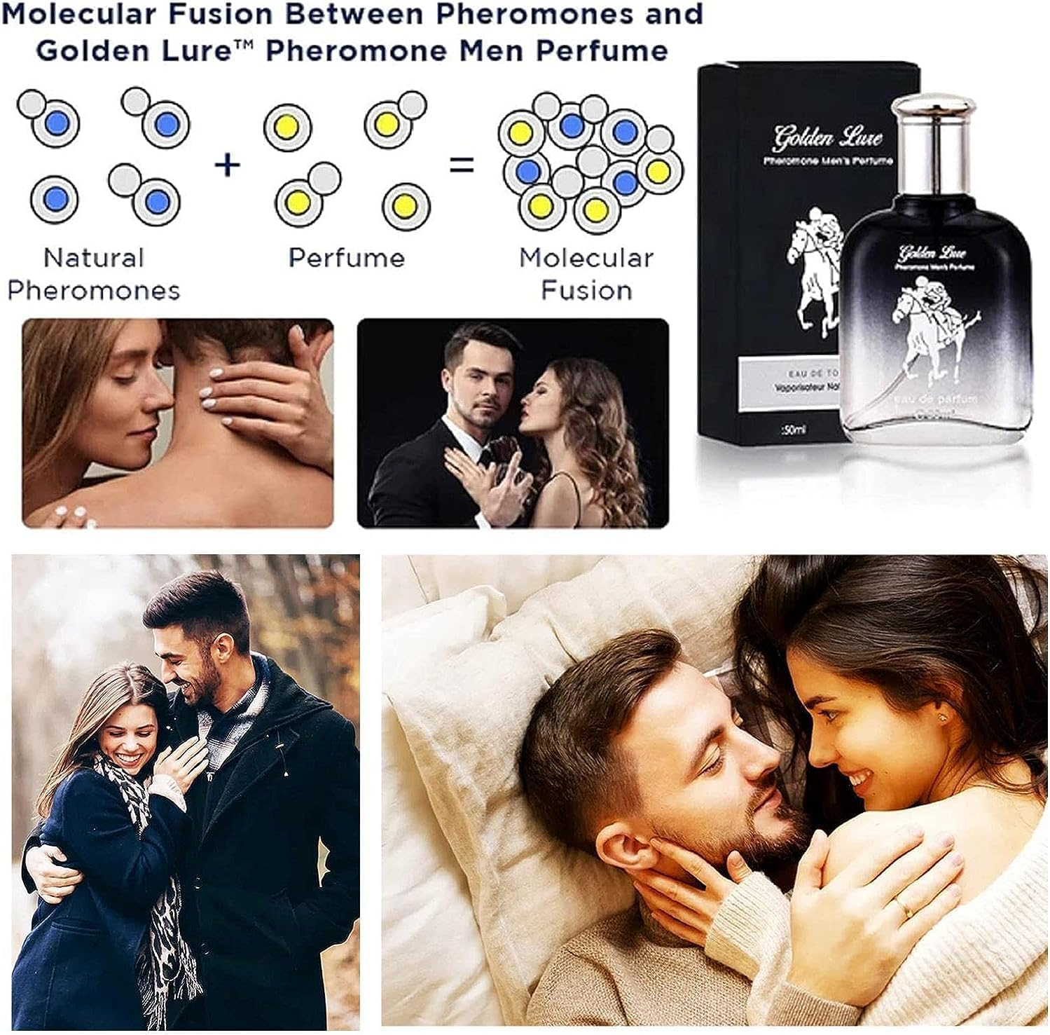 Mens Perfume - Persistent Fragrance Spray for Men,50Ml Exquisite and Thoughtful Holiday Gifts for Yours Friends, Colleagues, Companion, Families, And image number 1