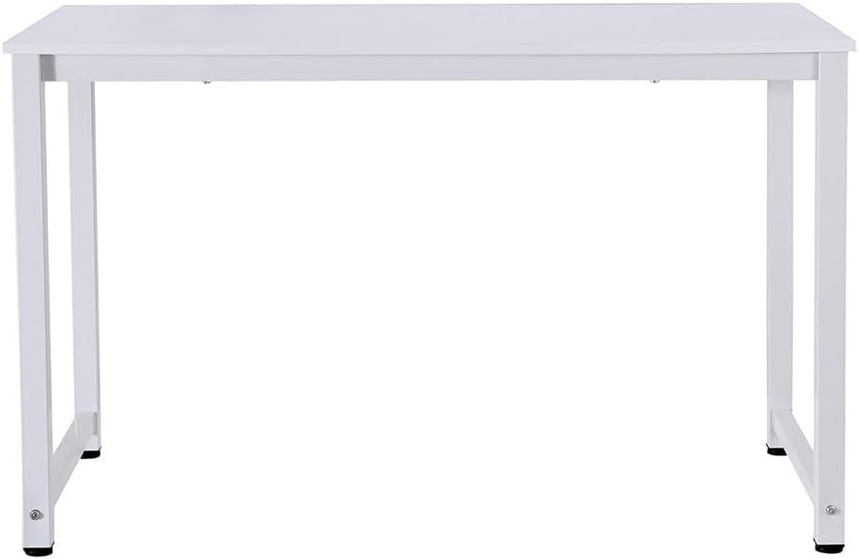 Artiss Computer Desk, 120Cm Length Office Laptop PC Desks Study Student Table, Home Gaming Furniture for Room, with Drawers Cabinet Wide Spacious Desktop Metal Legs White image number 4