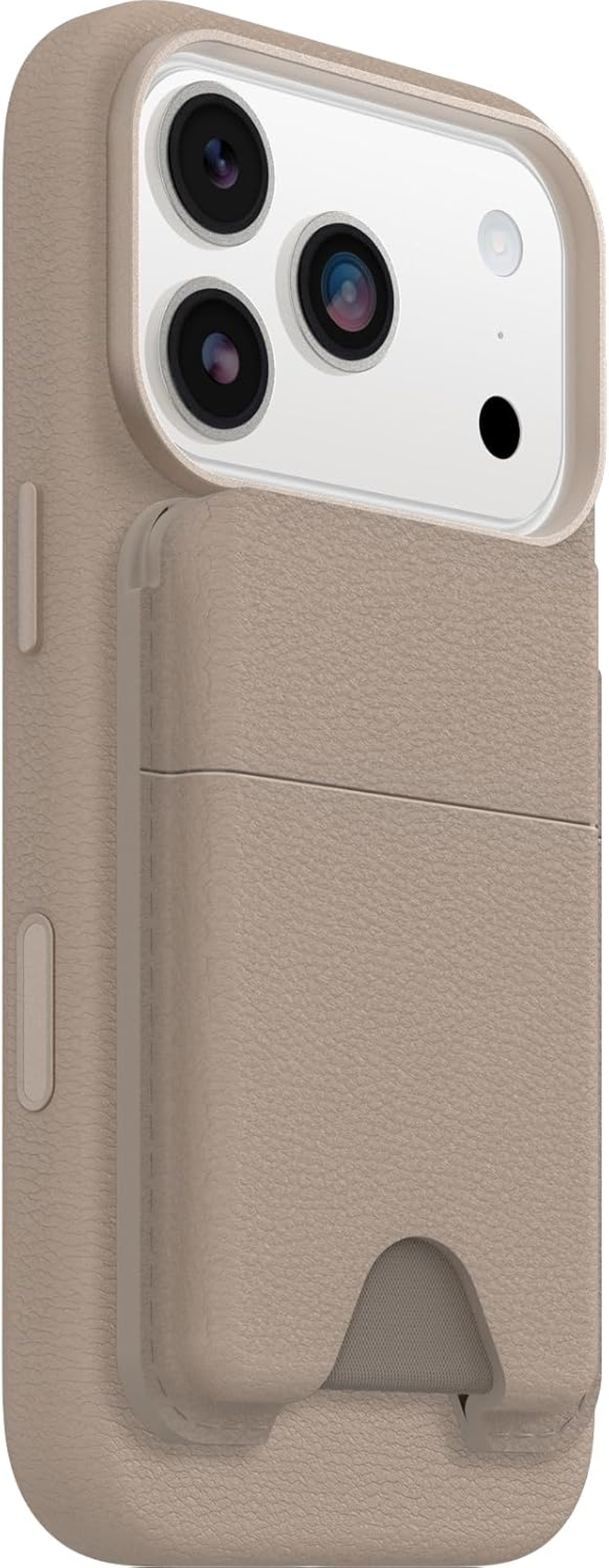 Otterbox Symmetry Cactus Leather Wallet for Magsafe, Soft-Touch Wallet with 2-3 Slots for Cards, Strong Magnetic Alignment and Attachment with Magsafe, Compatbile with Iphone, Black - Black image number 3