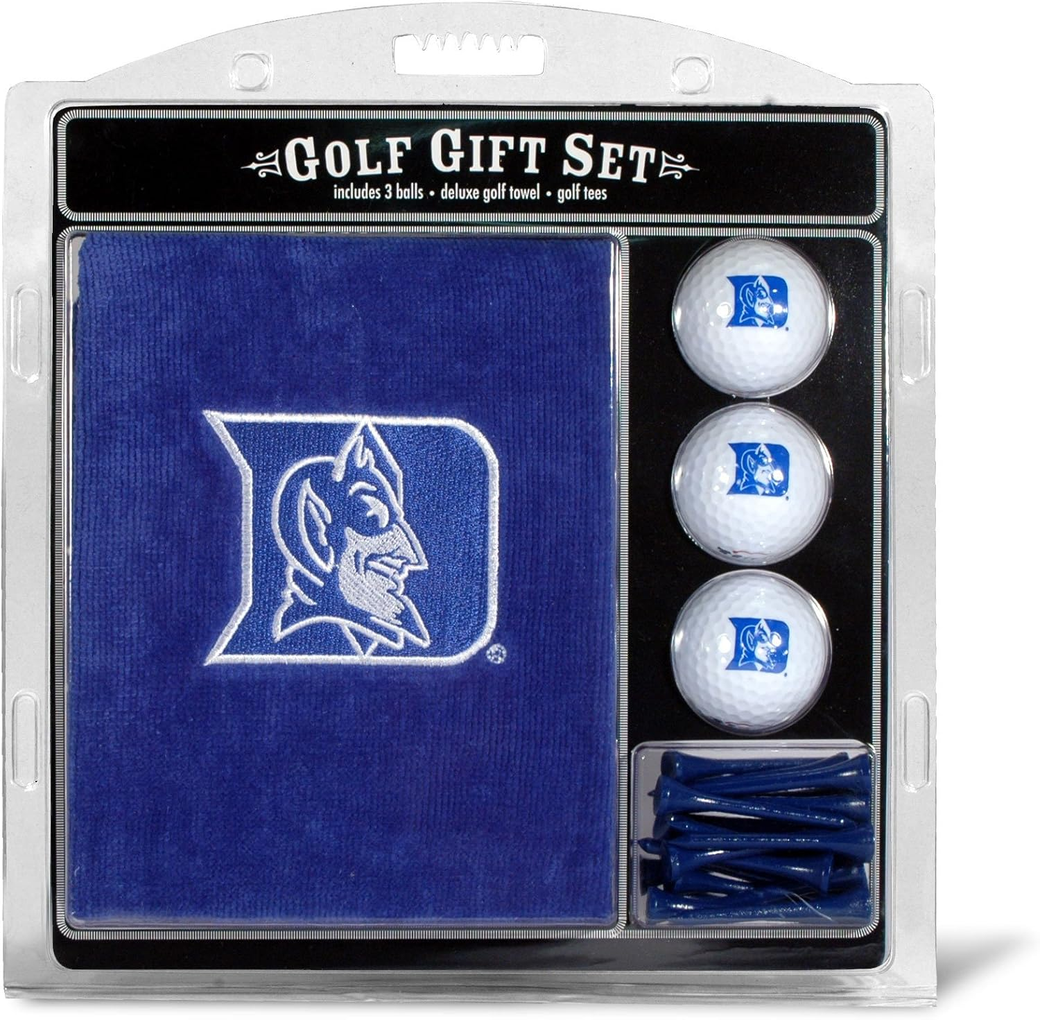 Team Golf NCAA Gift Set Embroidered Golf Towel, 3 Golf Balls, and 14 Golf Tees 2-3/4" Regulation, Tri-Fold Towel 16" X 22" & 100% Cotton image number 5