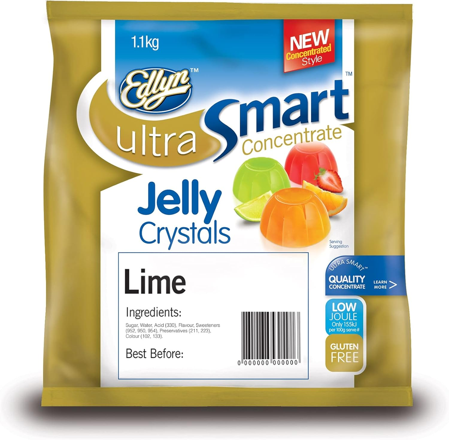 Edlyn Ultra Smart Concentrate Orange Jelly Crystal 1.1 Kg image number 1