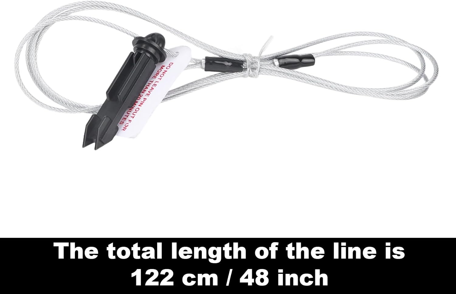 20052 LED Trailer Breakaway Cable with Pin, Use with Trailer Breakaway Switch (20050, 20059, 20060) LED Test Break Away System (Only Cable and Pin) image number 1