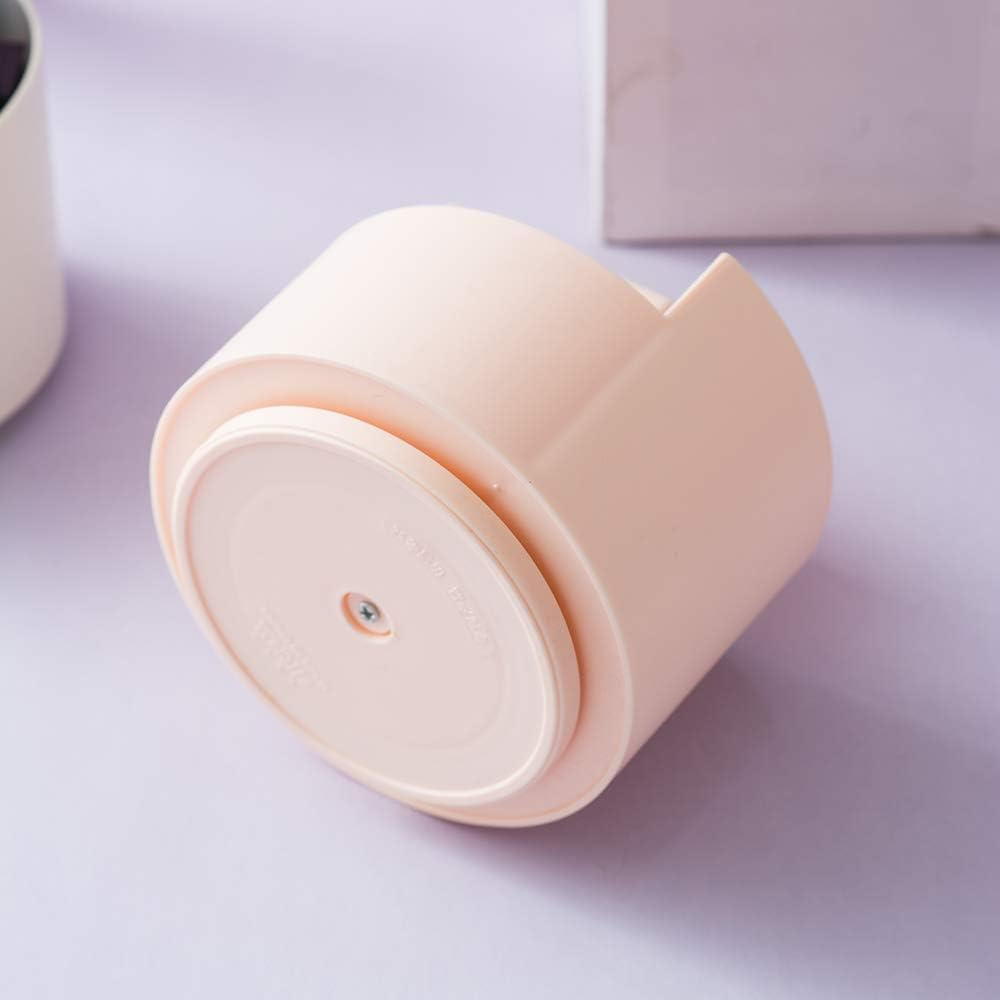 YOSCO 360&deg; Rotating 3 Grid Pen Holder Stand Pencil Cup Pot Desk Organizer Makeup Brush Holder (Blue) image number 2