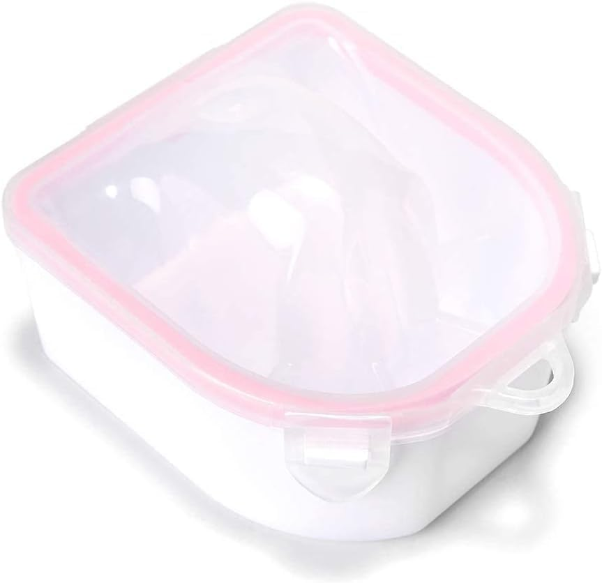 Nail Soaking Bowl Nail Soak off Bowl Acrylic Nail Remover Tool Acetone Nail Polish Remover Bowlnail Soaker Tray Manicure Tool (11 * 14 * 6Cm-2 PCS) image number 6