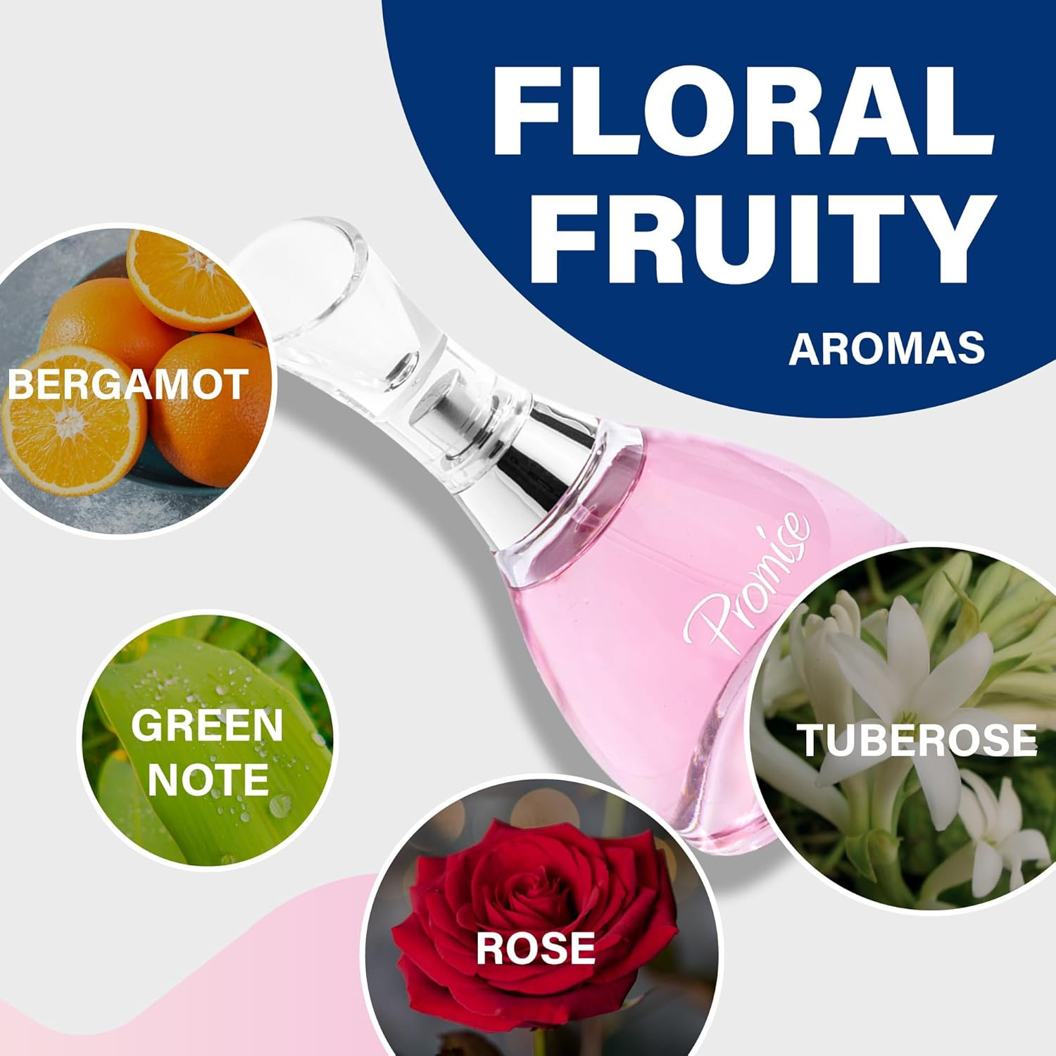 Sapil Promise - EDP Spray for Women - Intense and Pleasing Eau De Parfum - Long Lasting and Addictive Cologne - Opens with Bergamot and Green Notes - Perfect for Date Night or Evening Out - 3.4 Oz image number 4