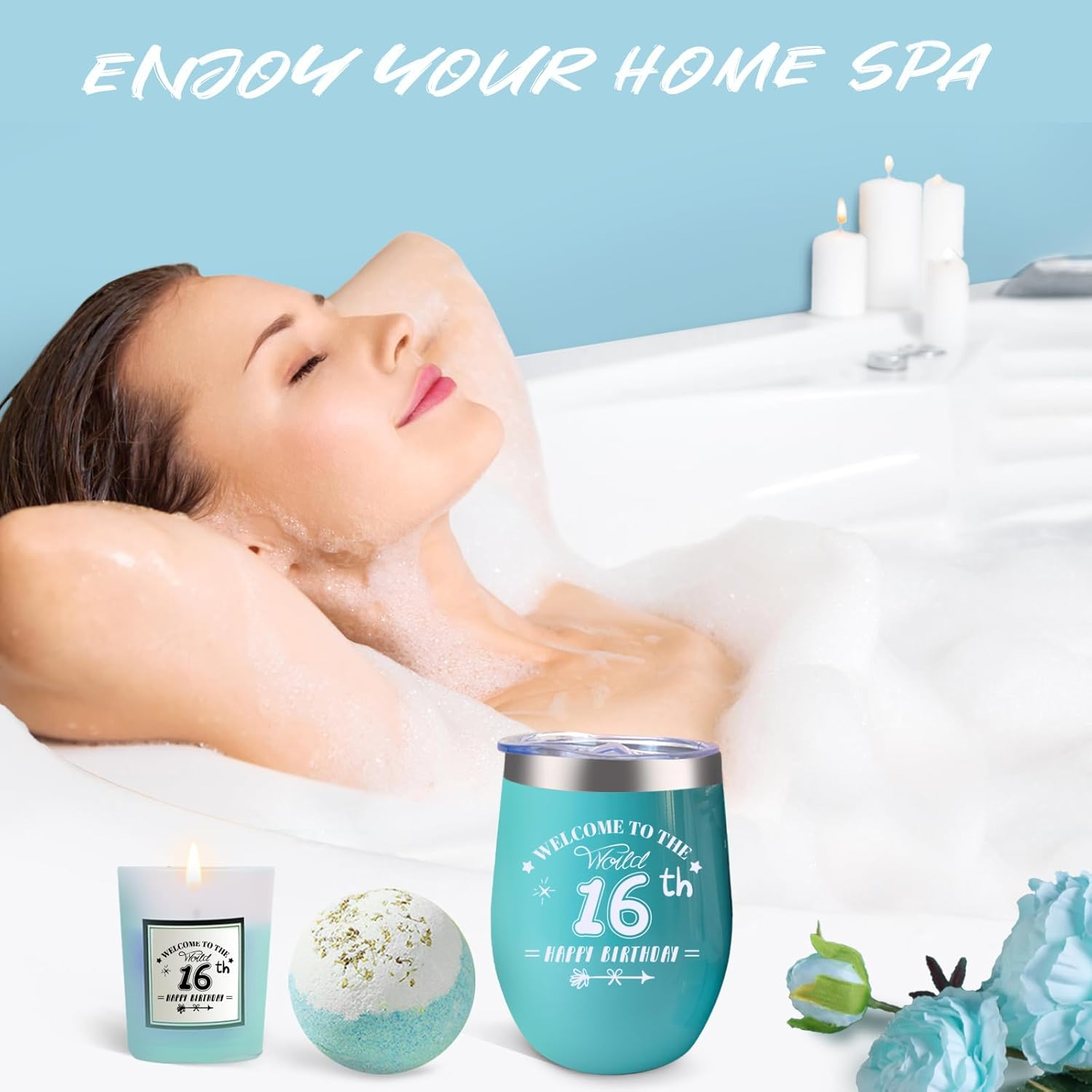 16Th Birthday Gifts for Girls, Sweet 16 Years Old Gift Ideas, 10 Pieces Unique 16Th Gifts for Daughter, Niece, Granddaughter, Sister, Bestie, Happy 16Th Birthday Gifts Her image number 5