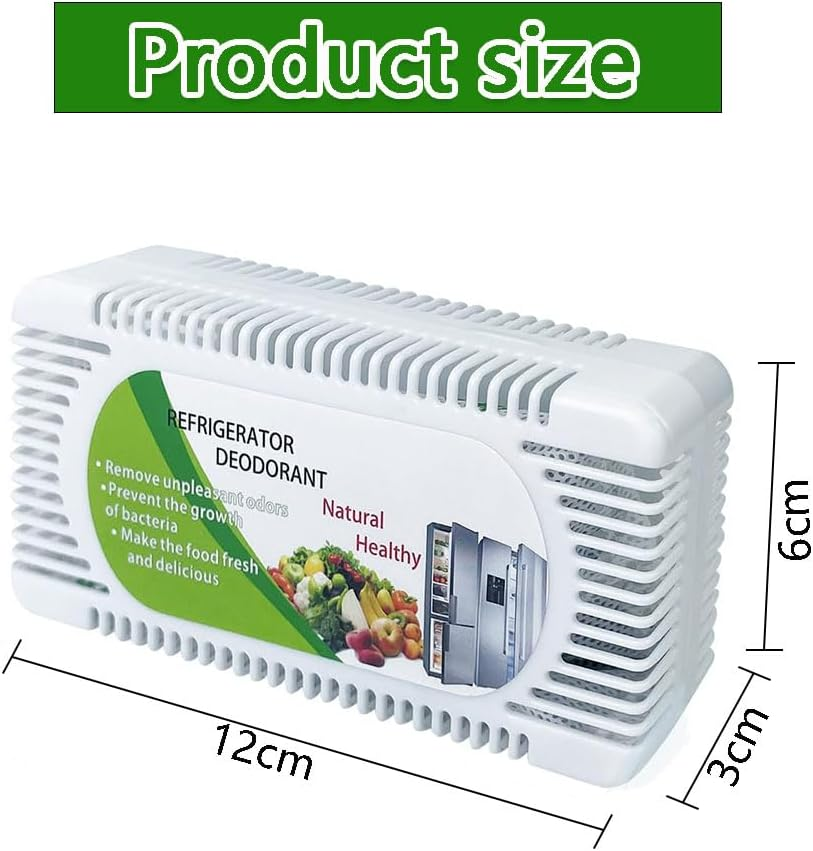 6-Pack Refrigerator and Freezer Deodorizer &ndash; Reusable Activated Carbon Odor Absorbers, Unscented Moisture Eliminators for Fridge, Coolers, Closets, and Trash Cans image number 4