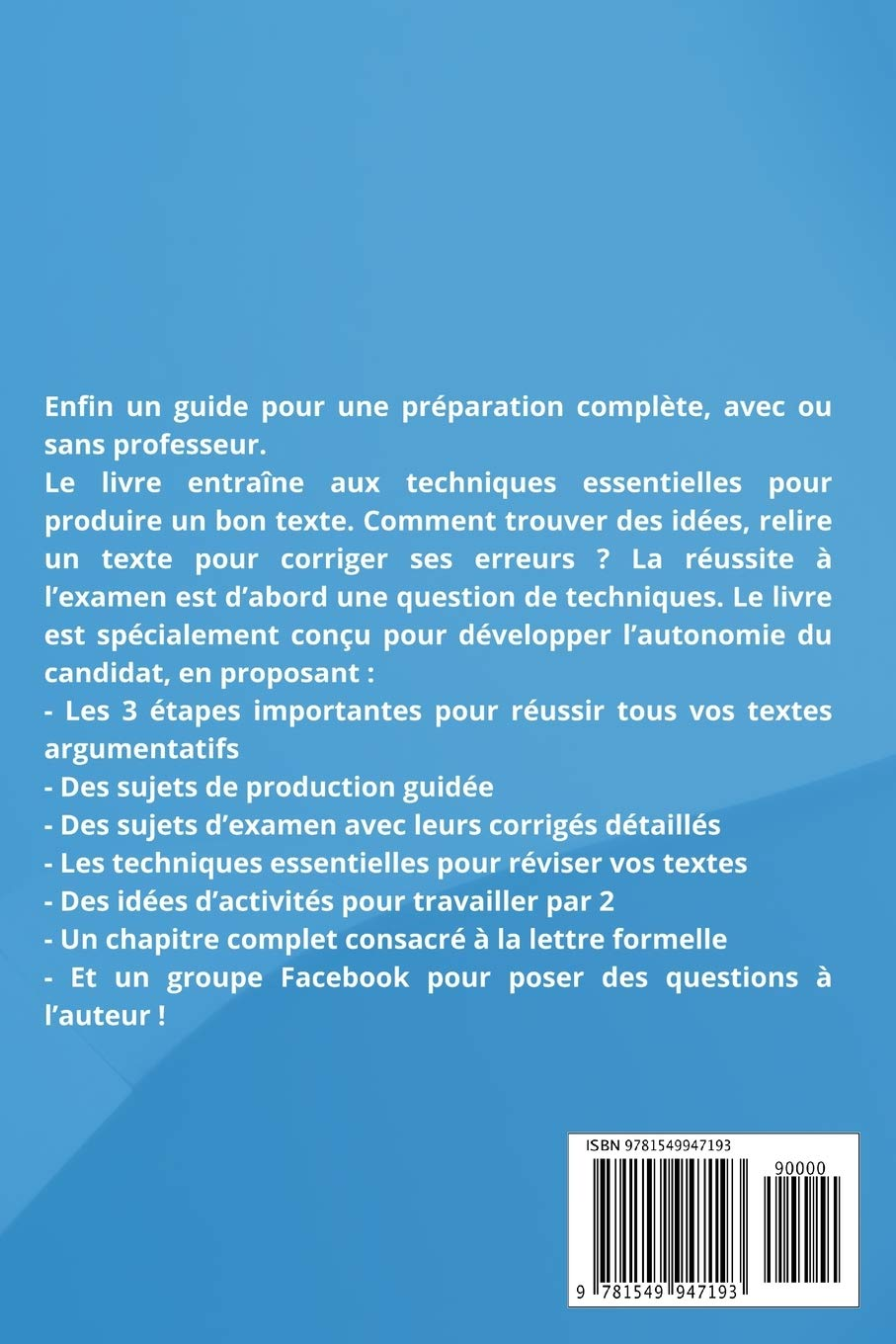 Production &Eacute;crite DELF B2