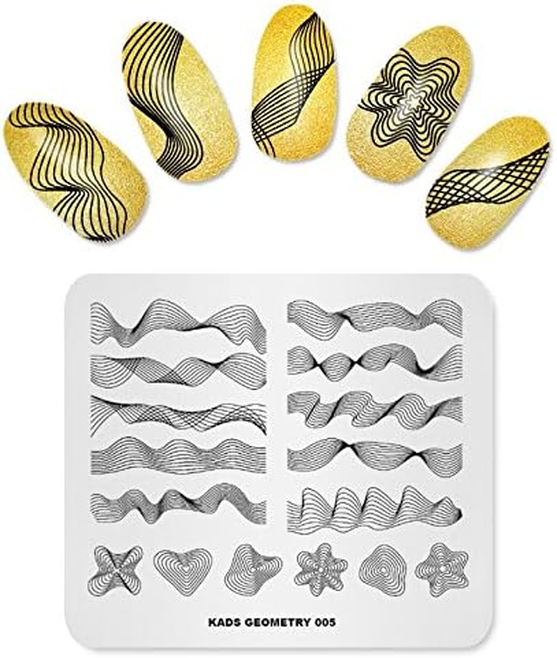 Alexnailart Nail Stamping Plate Butterfly Nail Art Stamp Template DIY Image Template Manicure Stamping Plate Stencil Tools (NA001) image number 1