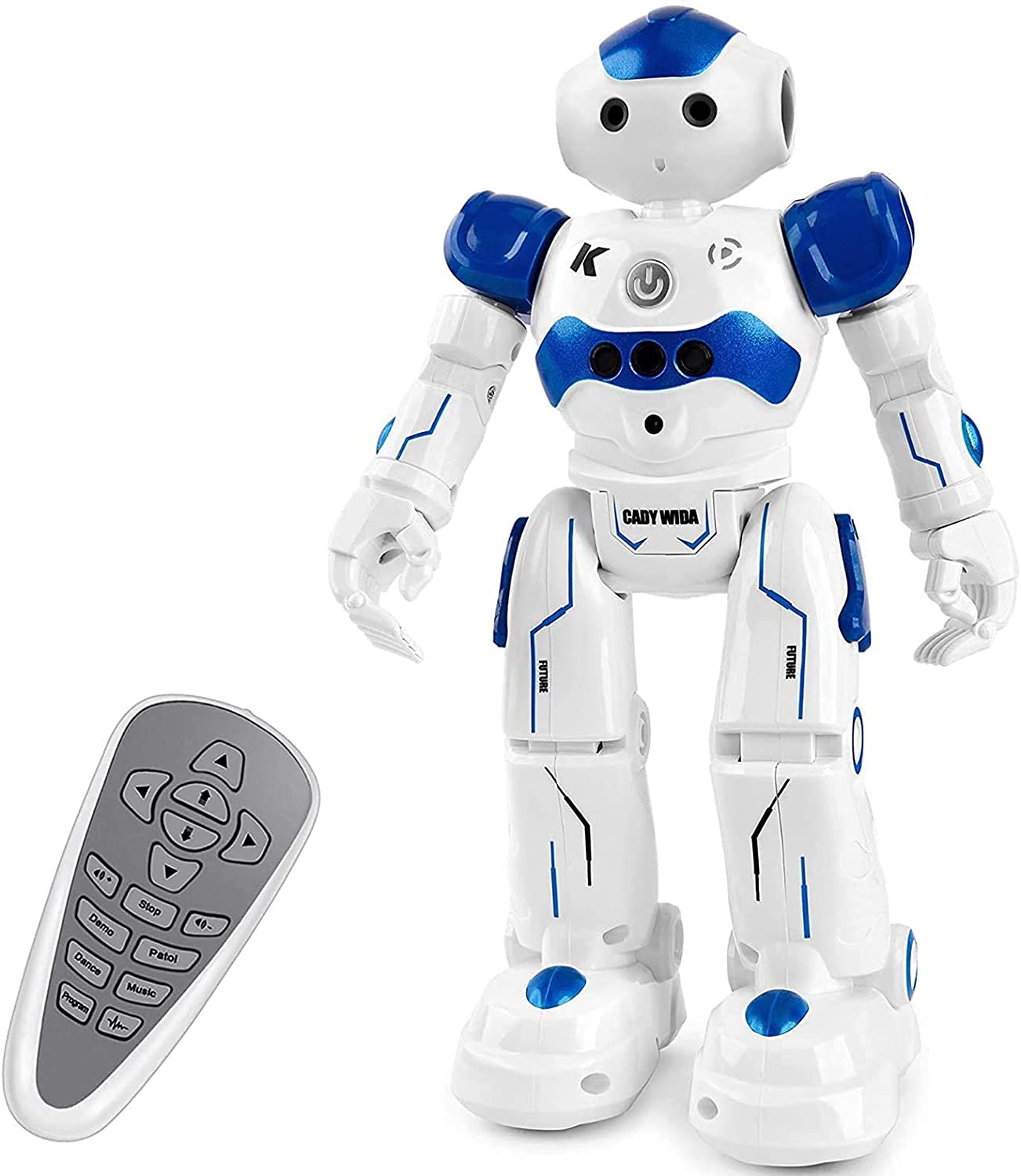 Remote Control Rc Robot Toy, YEESON Smart Robot Toys Walking Sing Dancing Programmable and Gesture Sensing for Children Kids Gifts image number 6