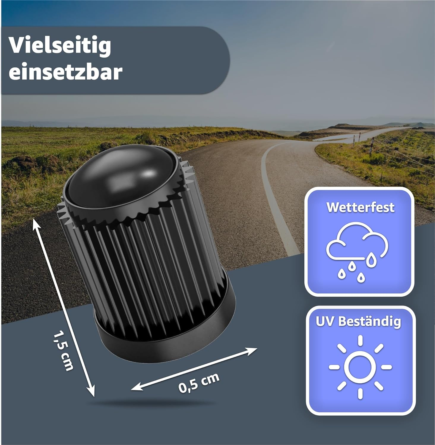 8 Valve Caps Car Cap Car Valve Bicycle Valve Cover &ndash; Black Car & Motorcycle & Bicycle &ndash; Wheel & Tyre &ndash; Car Accessories image number 6