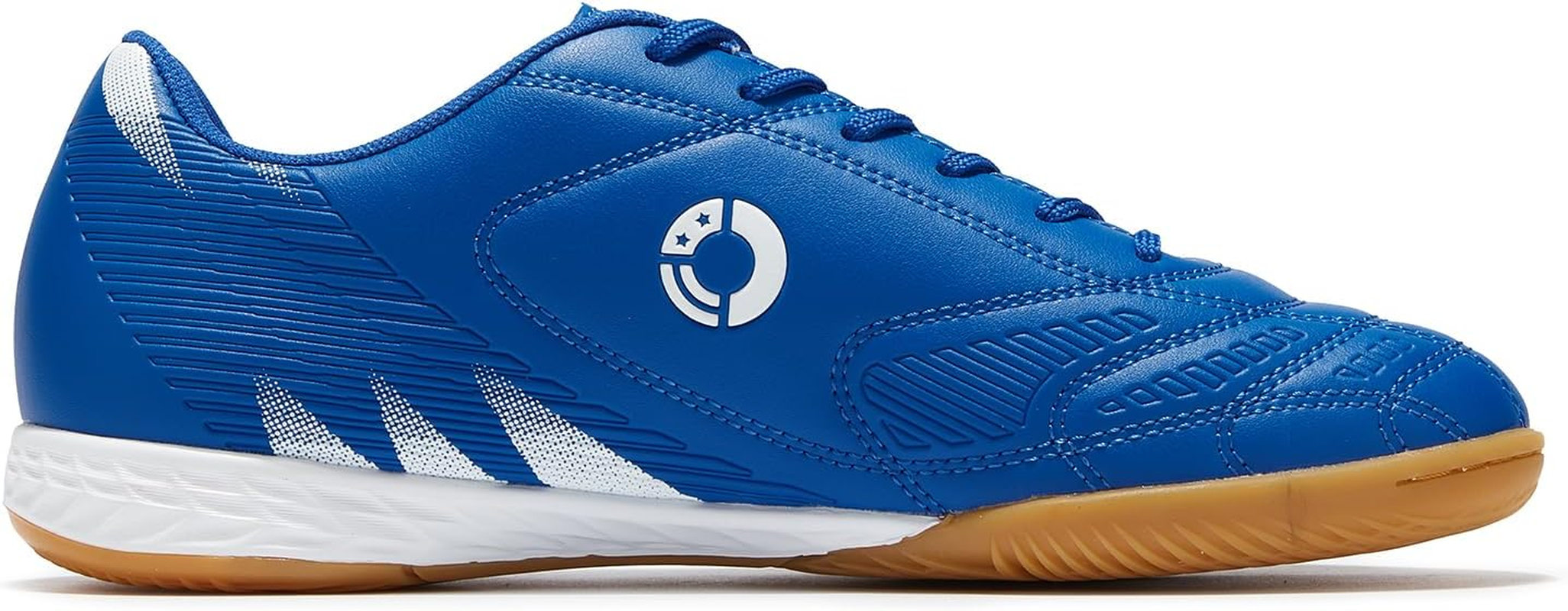 Men'S Indoor Football Shoes Adult Trainer Rubber Futsal Shoes for Athletic Flat Outsole Gym Training Sneaker image number 3