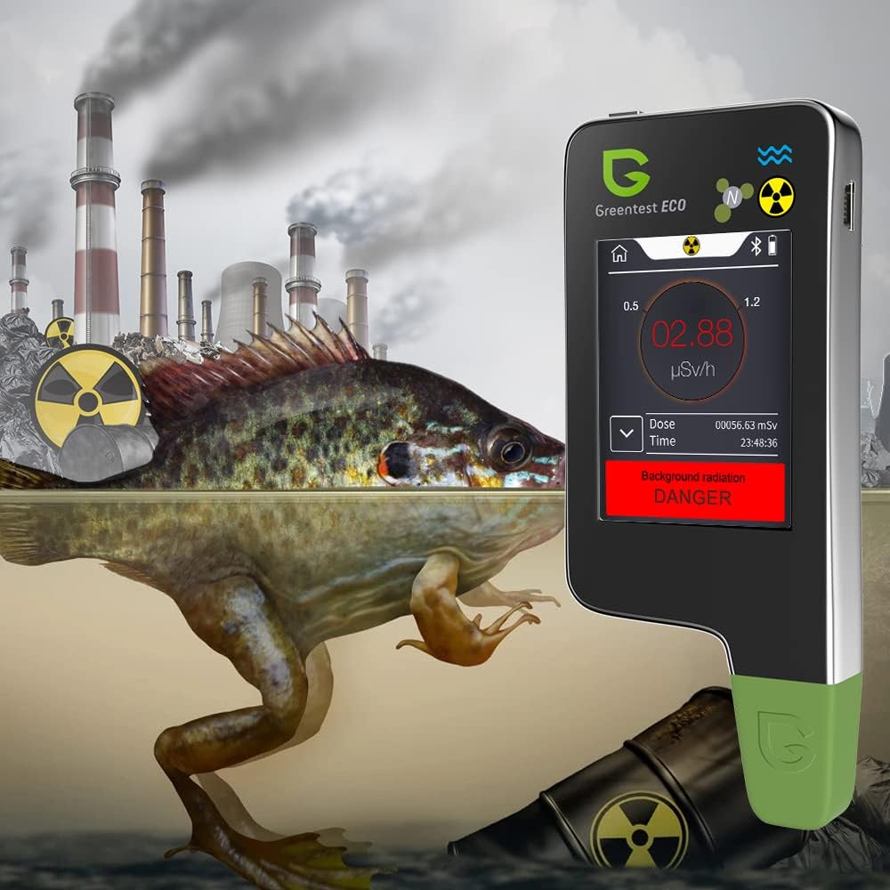 Greentest Eco 6 Nitrate Tester for Vegetables, Fruits, Meat, Fish, Water Meter Hardness TDS PPM, Radiation Detector Geiger Counter image number 2