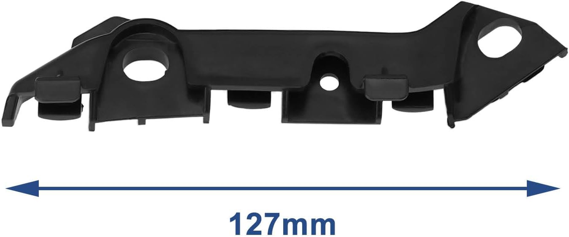 Ecsing a Pair Front Bumper Bracket Replacement Part A2058850821/A2058850921 Left and Right Side Front Bumper Mounting Rail Bracket Compatible with Mercedes-Benz W205 C-Class(Uk Passenger Side) image number 6