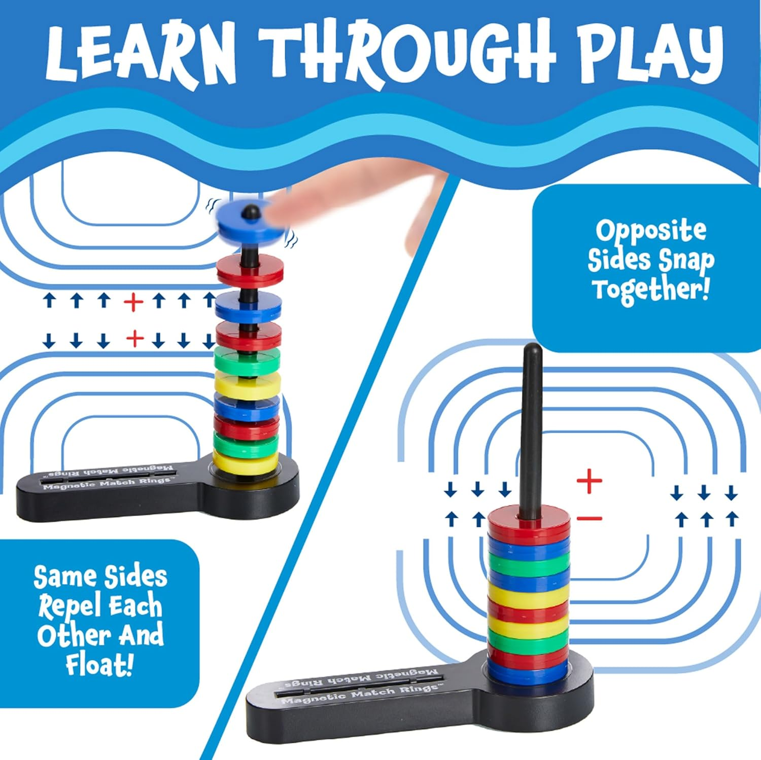 Popular Playthings Magnetic Match Rings, Multicolor, Standard image number 4