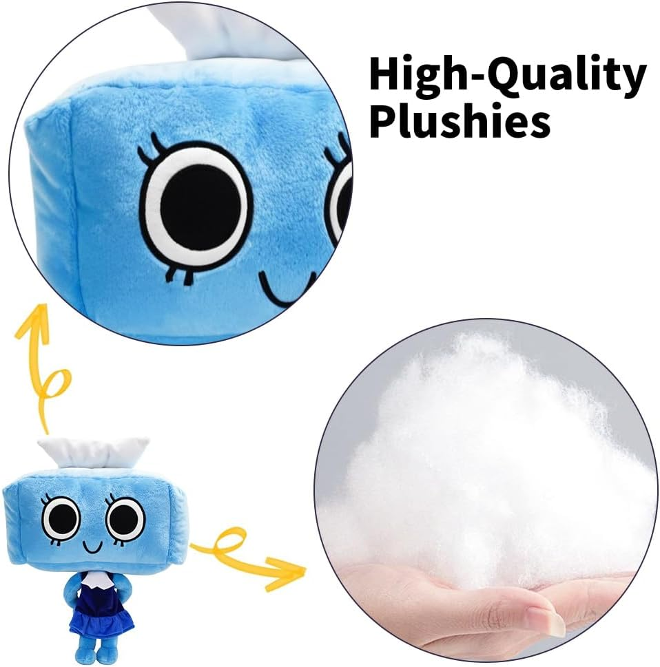 Dandy'S World Plush Toy, 13 Inch Soft Cuddly Toy, Cute Plush Toys for Children, Boys and Girls Aged 4 5 6 7 8 9 10+ Fans, Ideal for Birthdays (Tisha) - 8 Pieces. image number 4