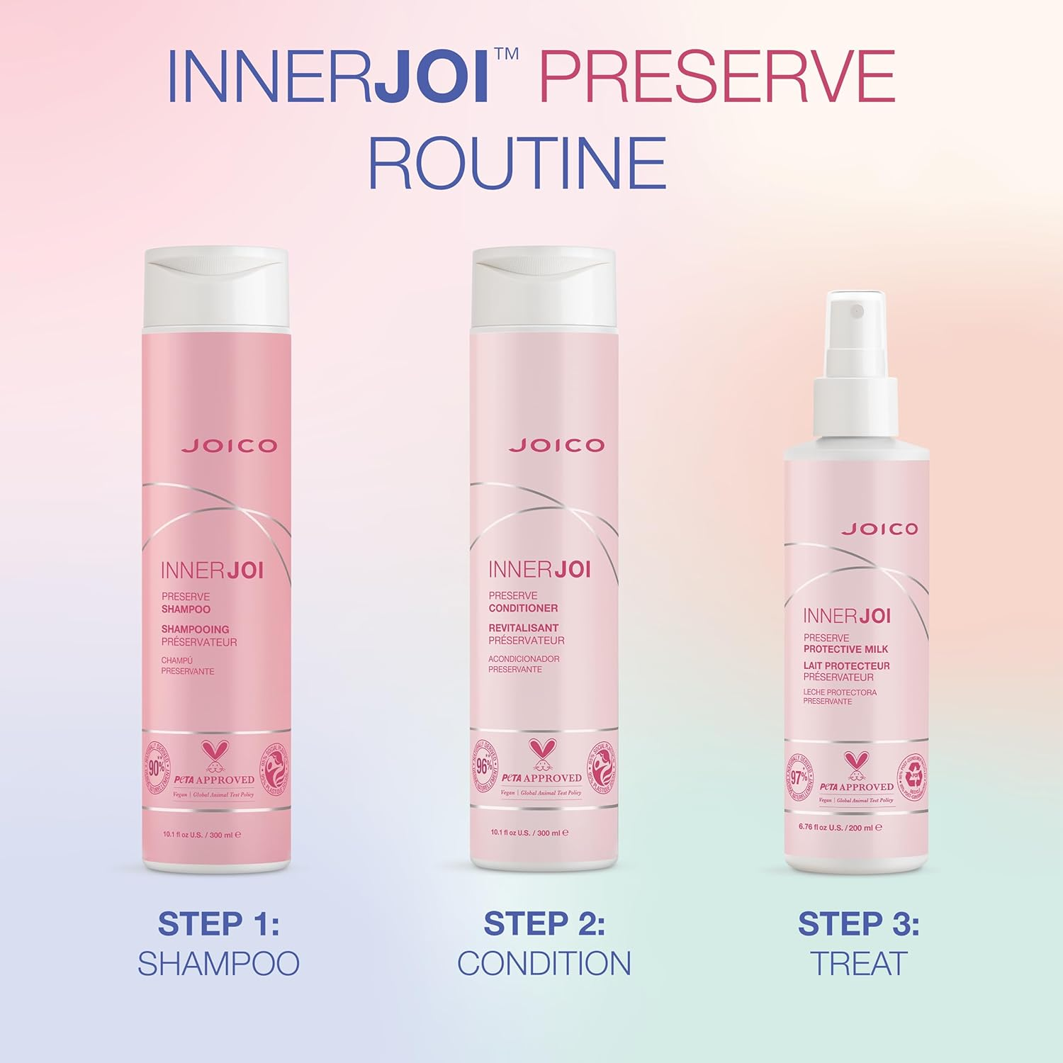 Joico Innerjoi Preserve Color Shampoo 300 Ml image number 6