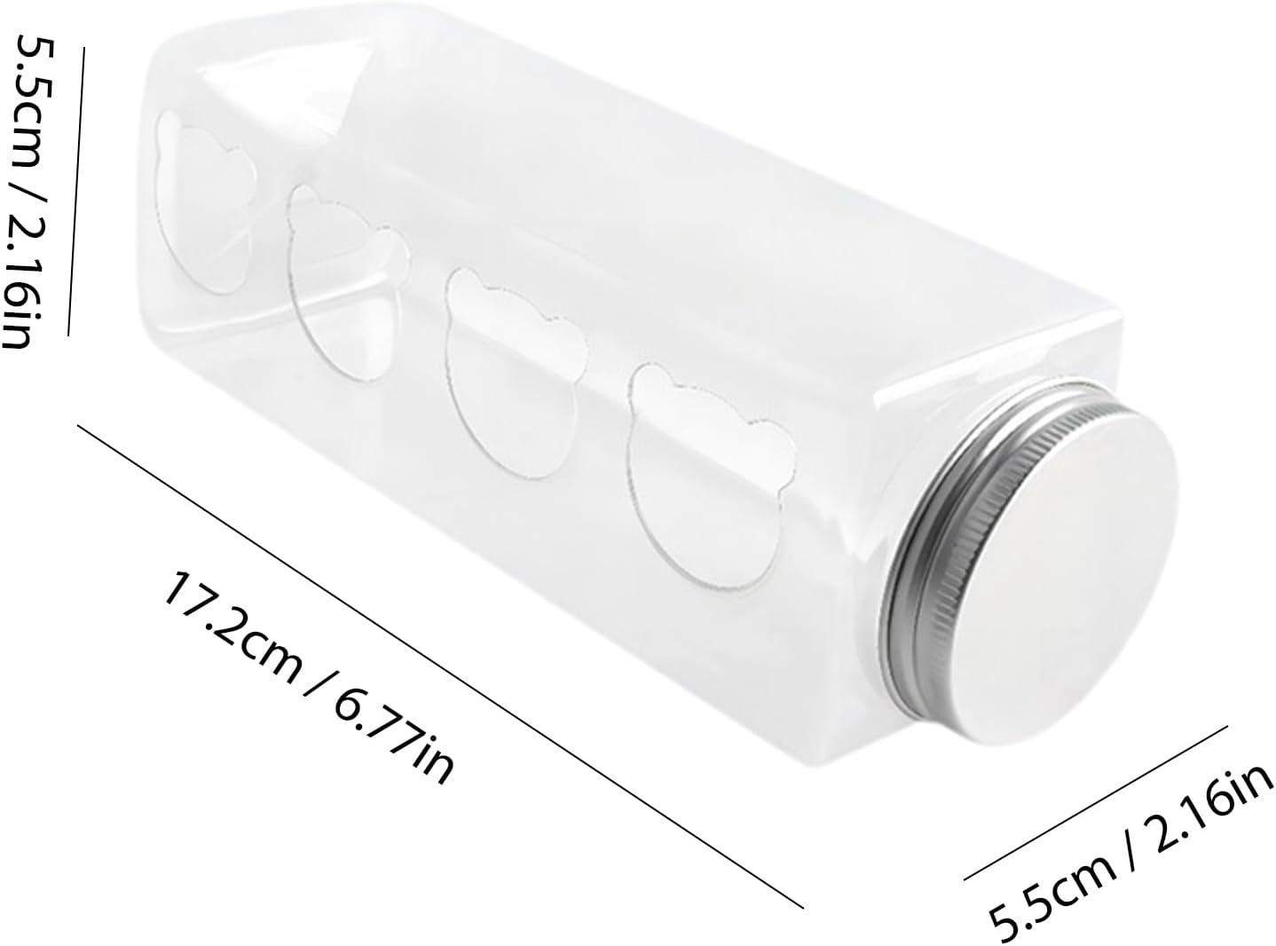 Maciun Quail Feeder - 4 Ports No Mess Chicken Feeder for Brooder - Portable Bottle Shaped Birdfeeders, Cage Accessories for Quail Parrots Budgies Basilisks Finches image number 3