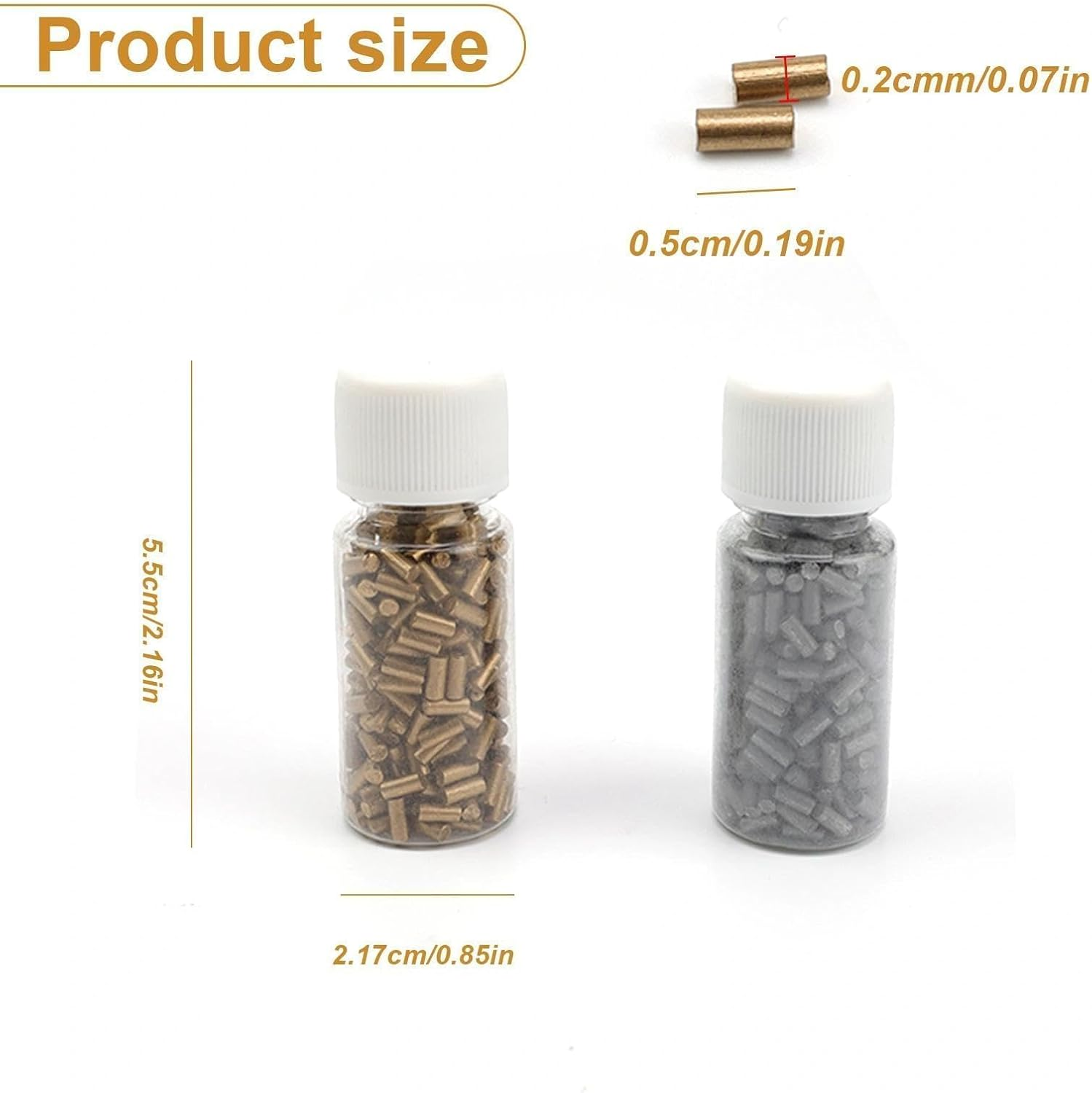 LINTRA Pack of 600 Flints, 2.2 Mm Flints for Lighters with Storage Bottle, Lighter Replacement Stones for Various Lighter Models image number 1