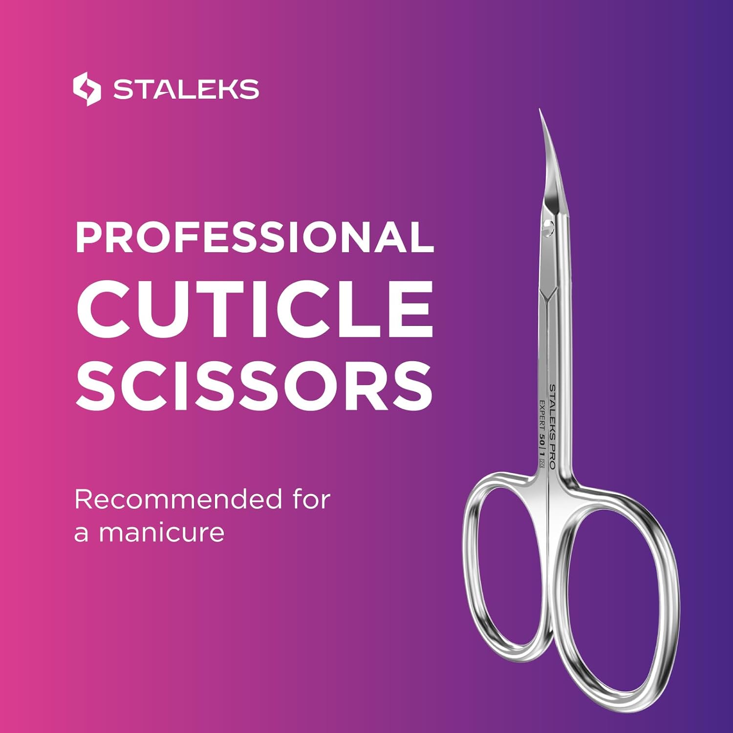 STALEKS Pro Cuticle Scissors EXPERT SE-50/1 image number 3