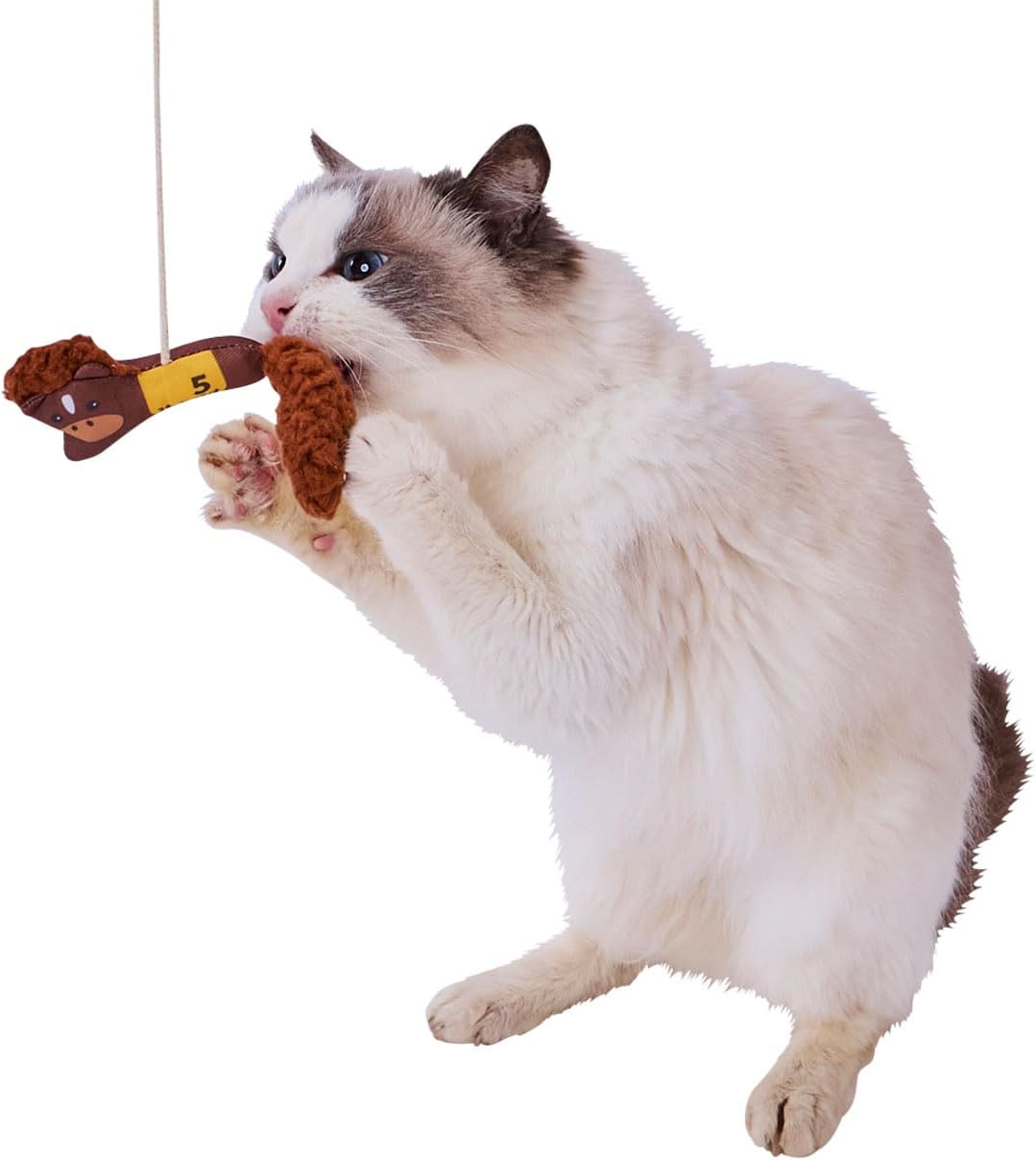 Petio Brown Horse Toy for Cats image number 4